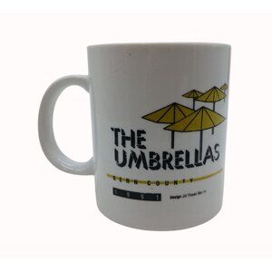 The Umbrellas Kern County 1991 Christo Ceramic Mug Yellow Umbrella Design Thayer